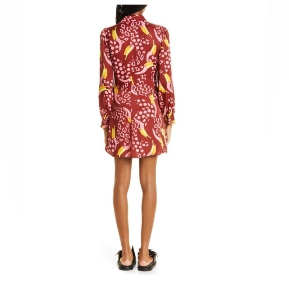 FARM RIO NWT Toucanissimo Long Sleeve Print Wrap Dress Sz Small Maximalist NEW - Picture 11 of 16
